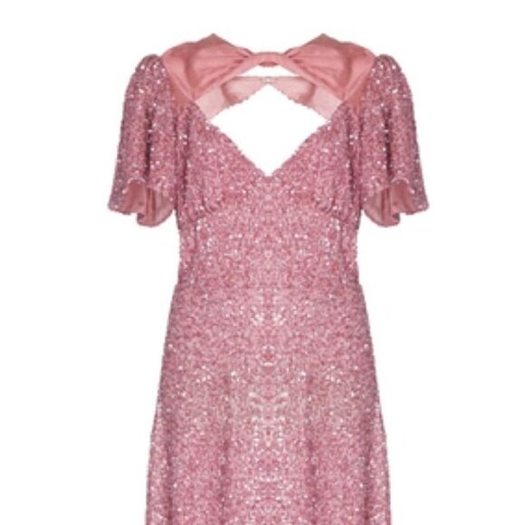 Markarian Pink Sparkly Dress 2020 Runway - Picture 4 of 7